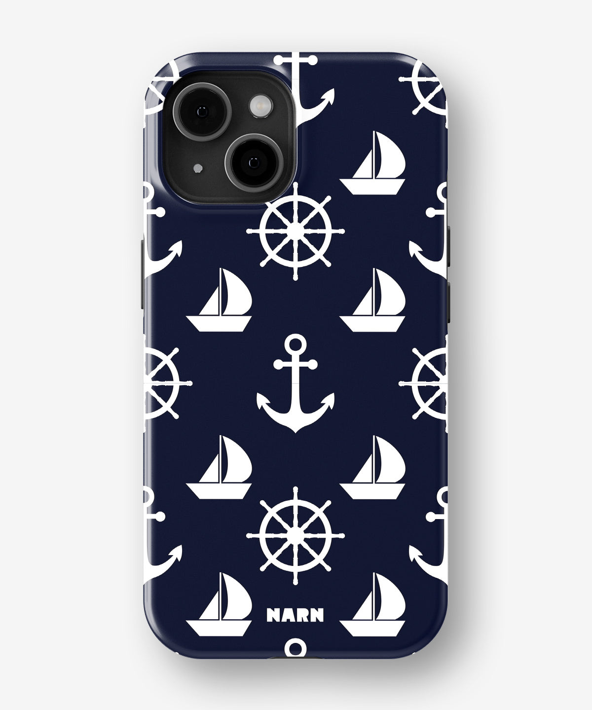 iPhone 14 Plus Tough Case – Deep Blue Voyage - View 1