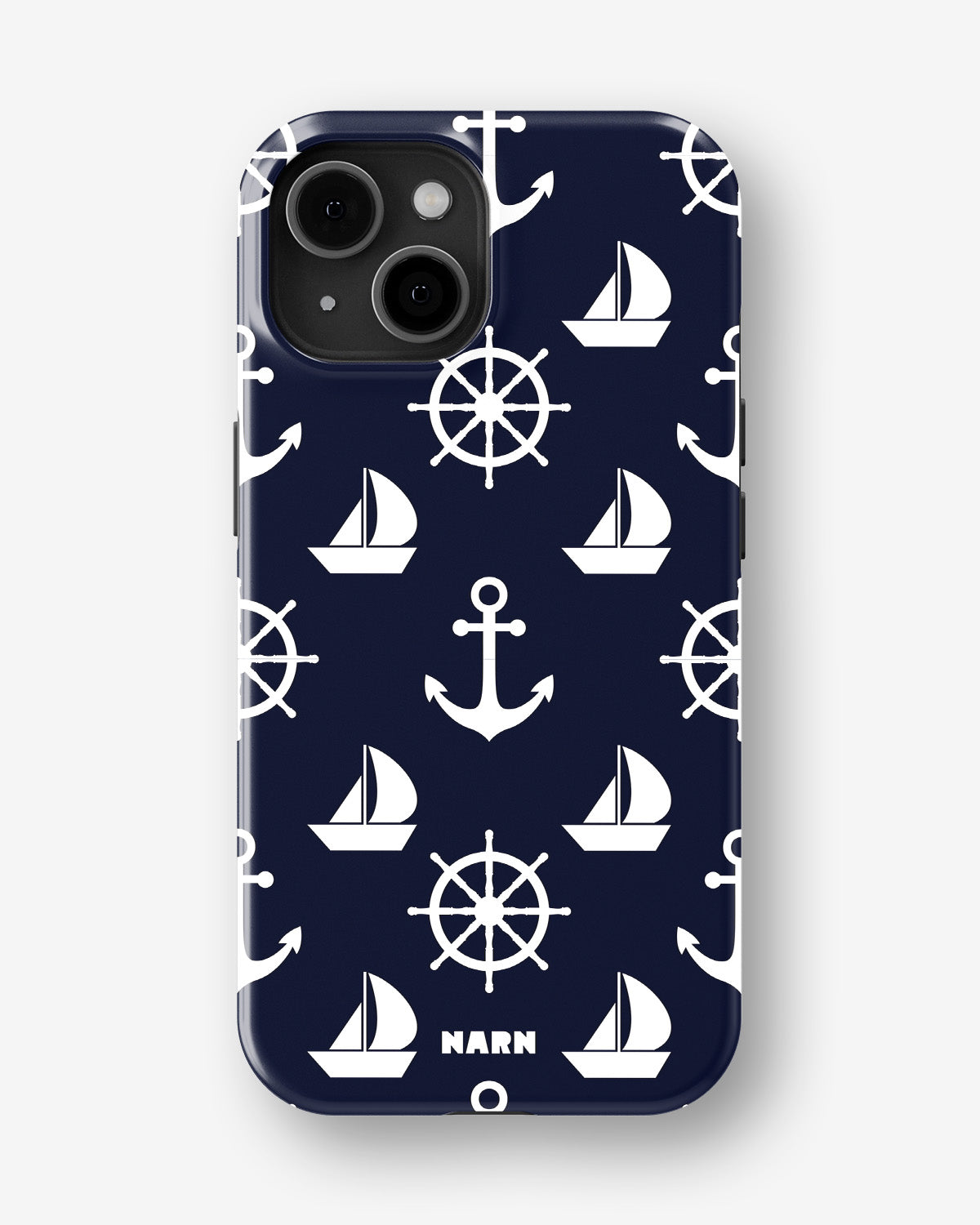 iPhone 14 Plus Tough Case – Deep Blue Voyage - View 1