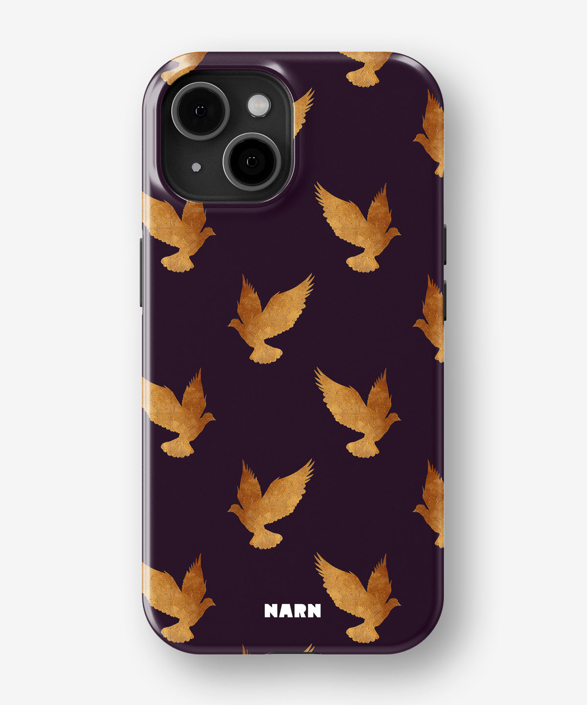 iPhone 14 Plus Tough Case – Royal Doves - View 1