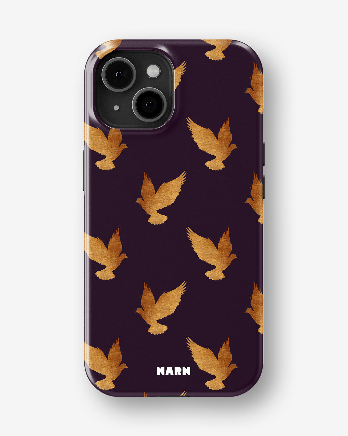 iPhone 14 Plus Tough Case – Royal Doves - View 1