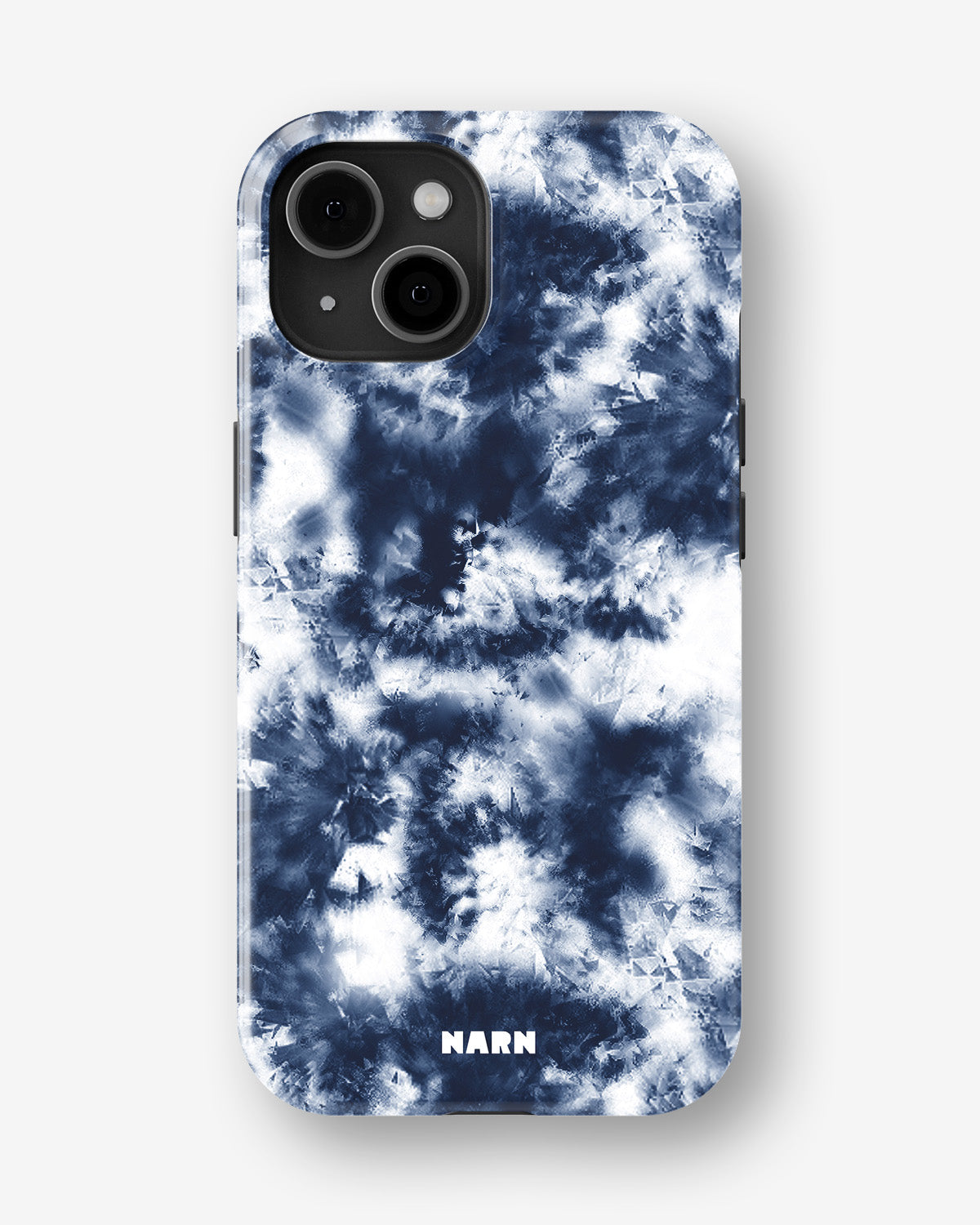 iPhone 14 Plus Tough Case – Tie Dye Blue - View 1