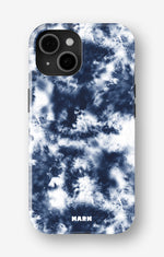 iPhone 14 Plus Tough Case – Tie Dye Blue - View 1