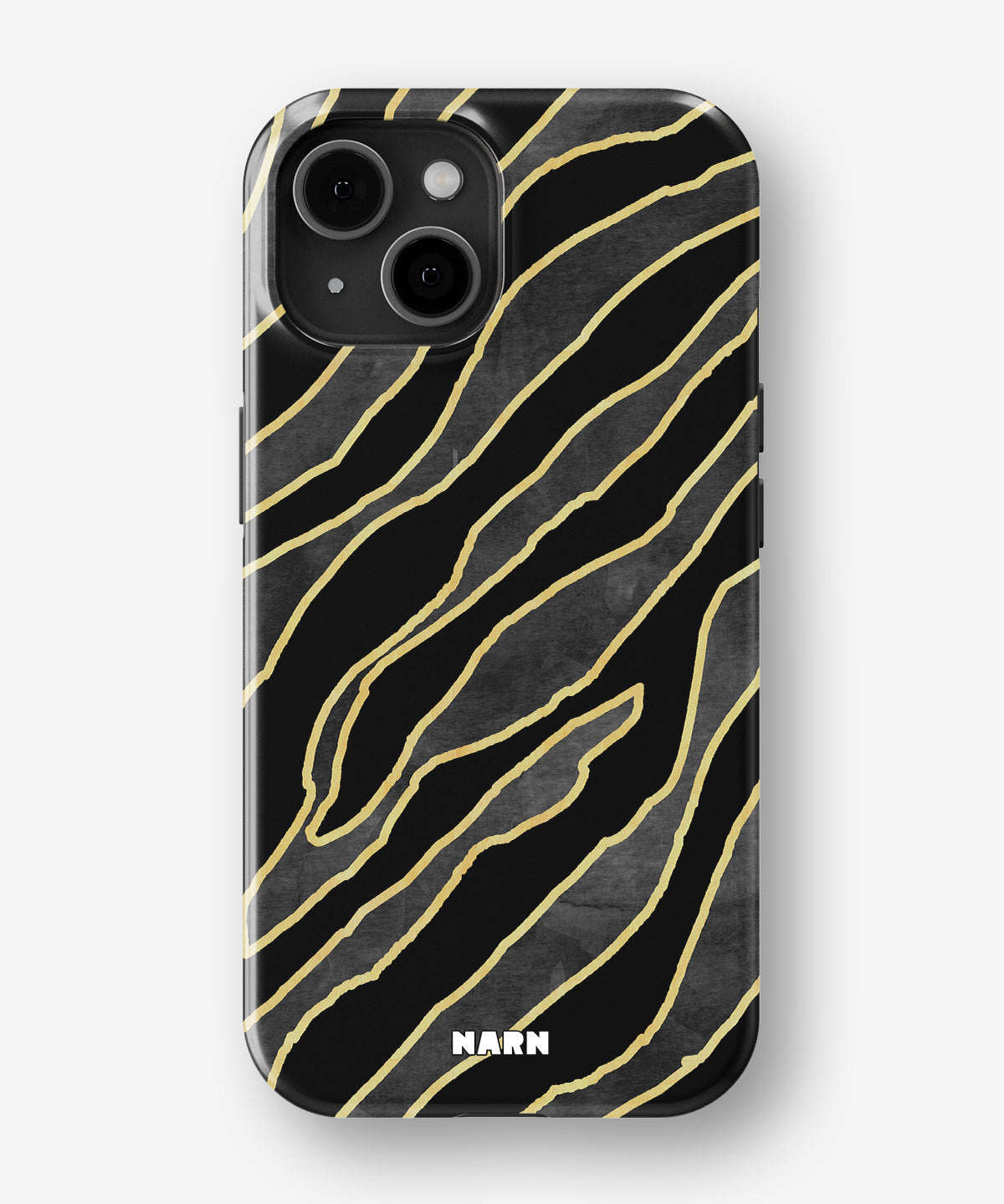 iPhone 14 Plus Tough Case – Golden Zebra - View 1