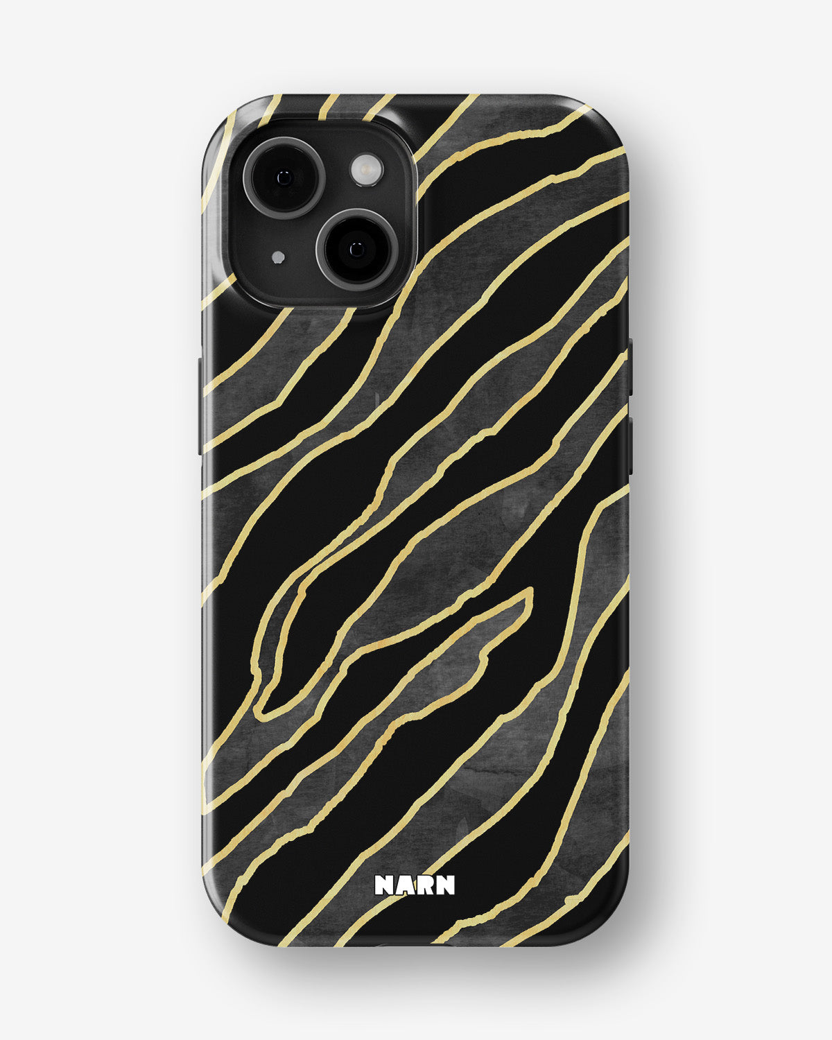 iPhone 14 Plus Tough Case – Golden Zebra - View 1