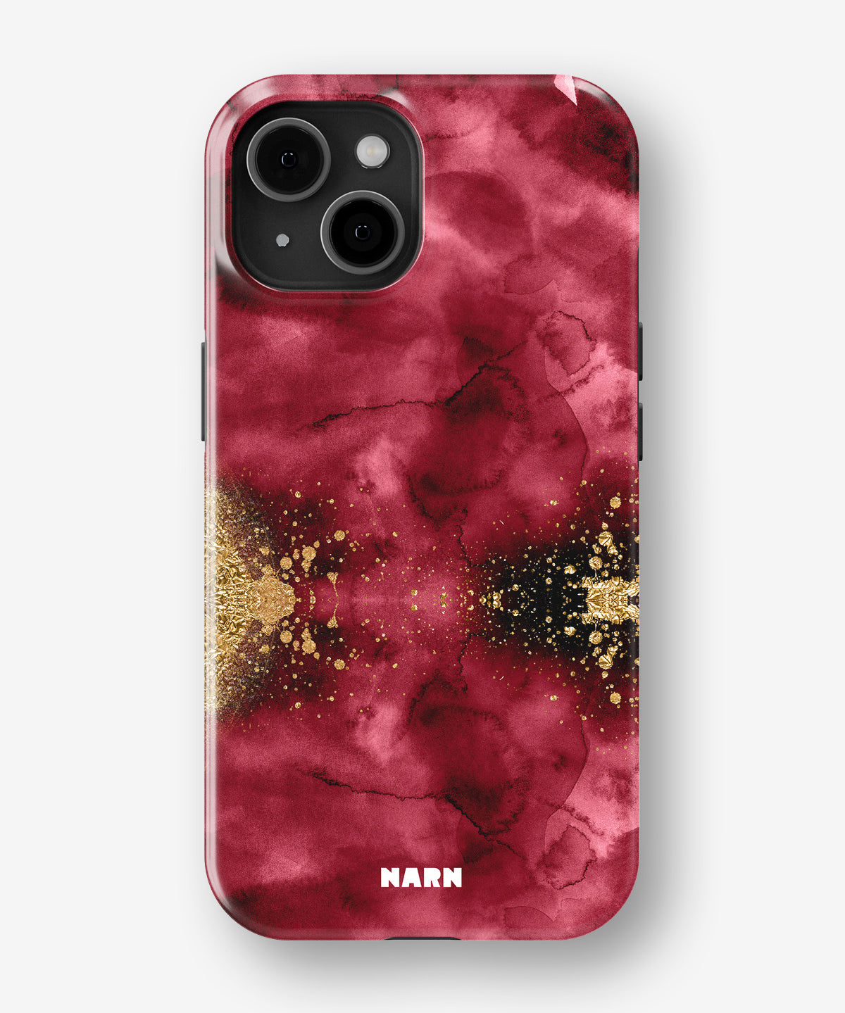 iPhone 14 Plus Tough Case – Burgendy Shimmer - View 1