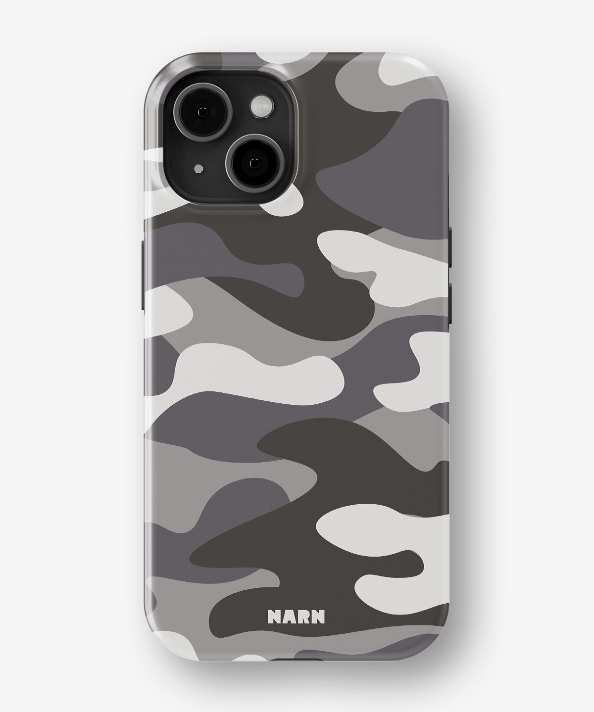 iPhone 14 Plus Tough Case – Grey Camo - View 1