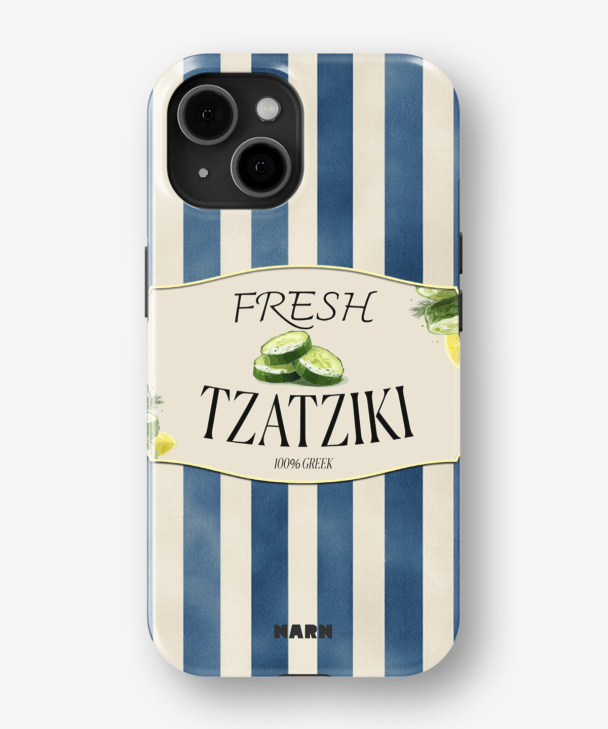 iPhone 14 Plus Tough Case – Greek Blues - View 1