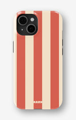 iPhone 14 Plus Tough Case – Sunset Stripes - View 1