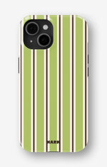 iPhone 14 Plus Tough Case – Matcha Lines - View 1