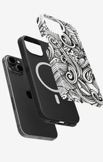 iPhone 14 Plus Tough Case – Japanese Pattern - View 2