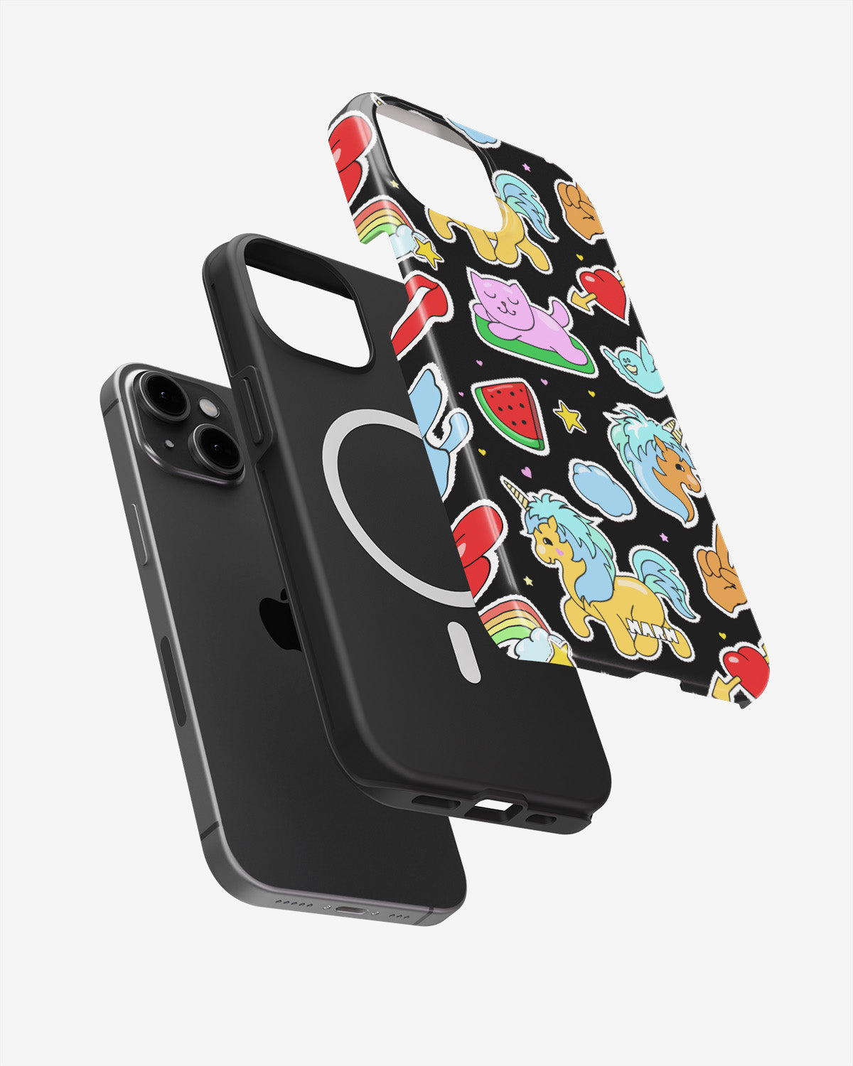 iPhone 14 Plus Tough Case – Cute Stickers - View 2