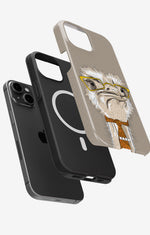 iPhone 14 Plus Tough Case – Hipster Ostrich - View 2