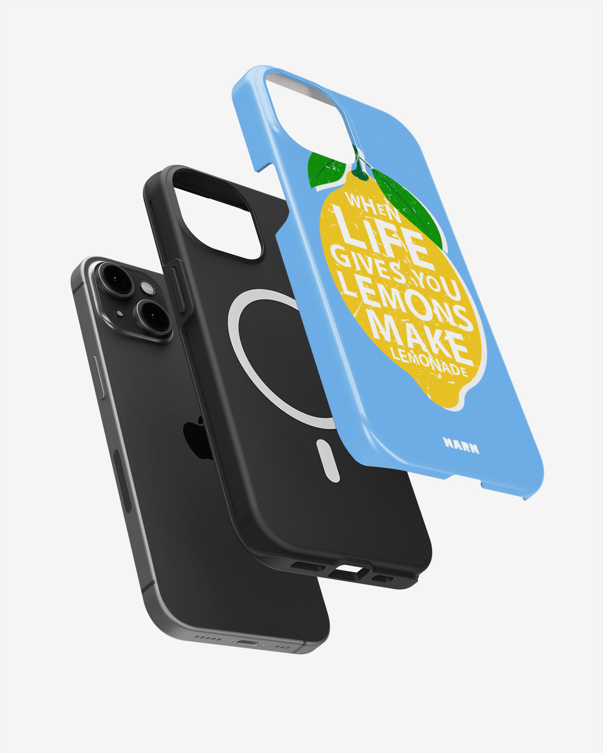 iPhone 14 Plus Tough Case – Lemon Quote - View 2