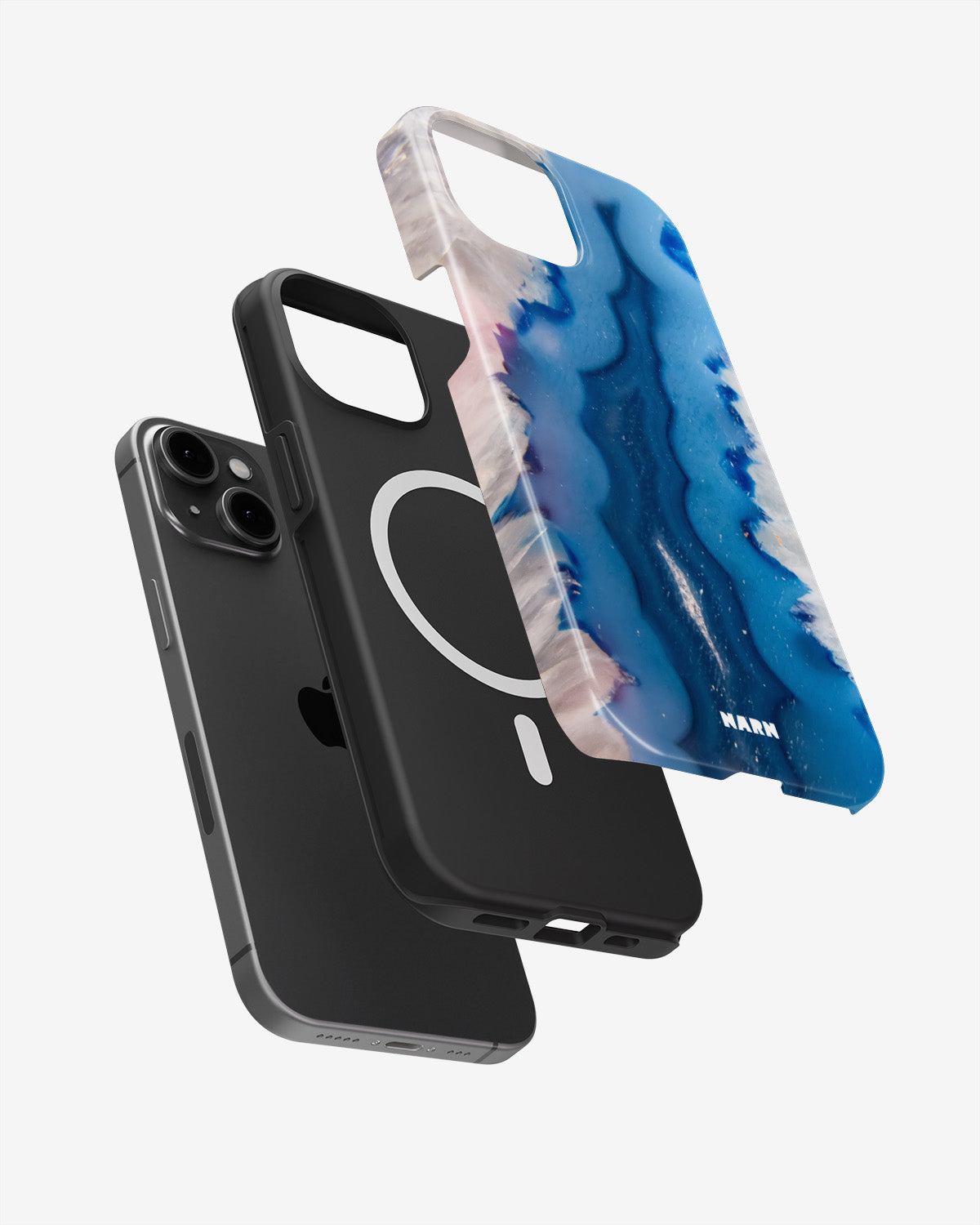 iPhone 14 Plus Tough Case – Blue Agate - View 2