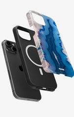 iPhone 14 Plus Tough Case – Blue Agate - View 2