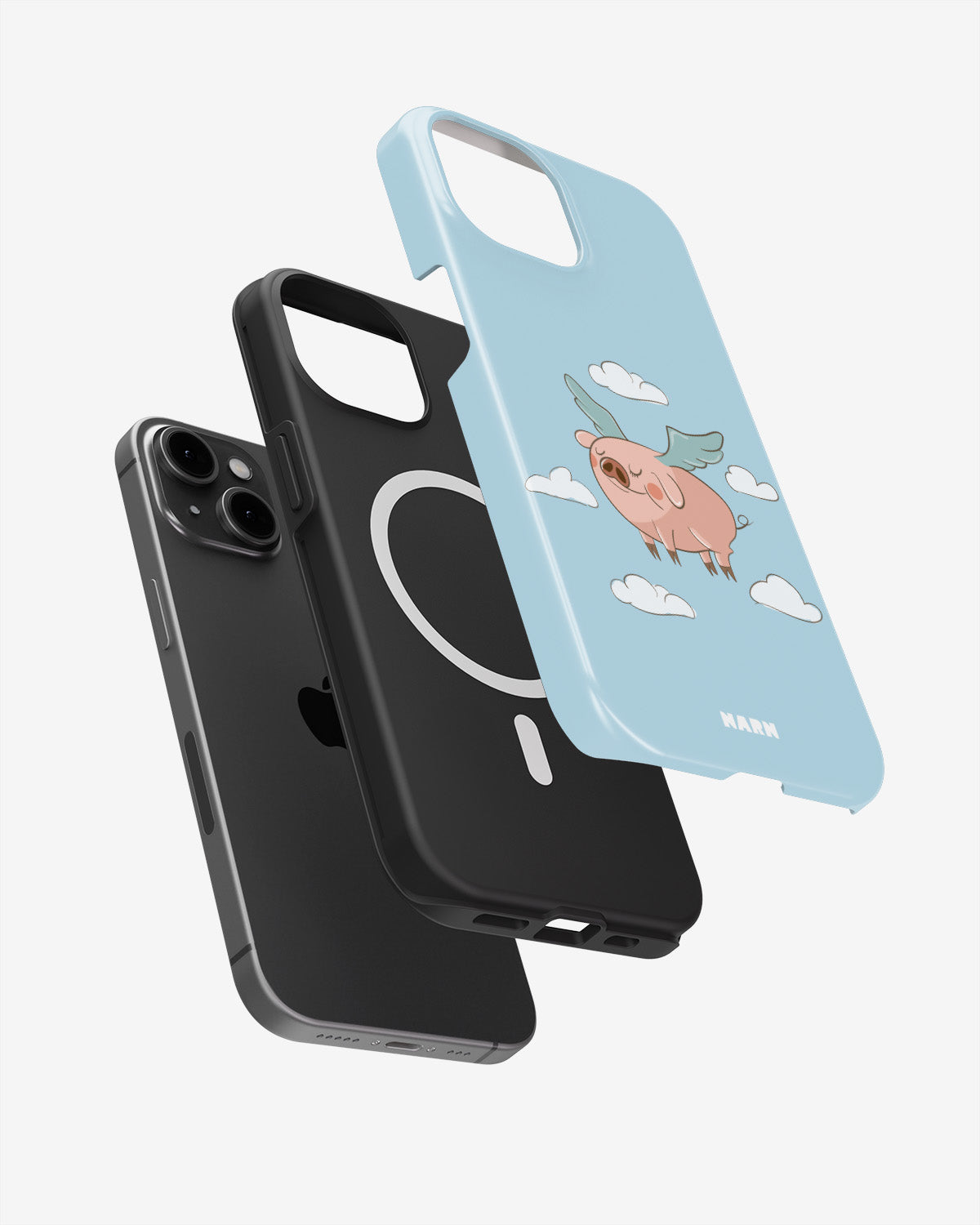 iPhone 14 Plus Tough Case – Dreamy Pig - View 2
