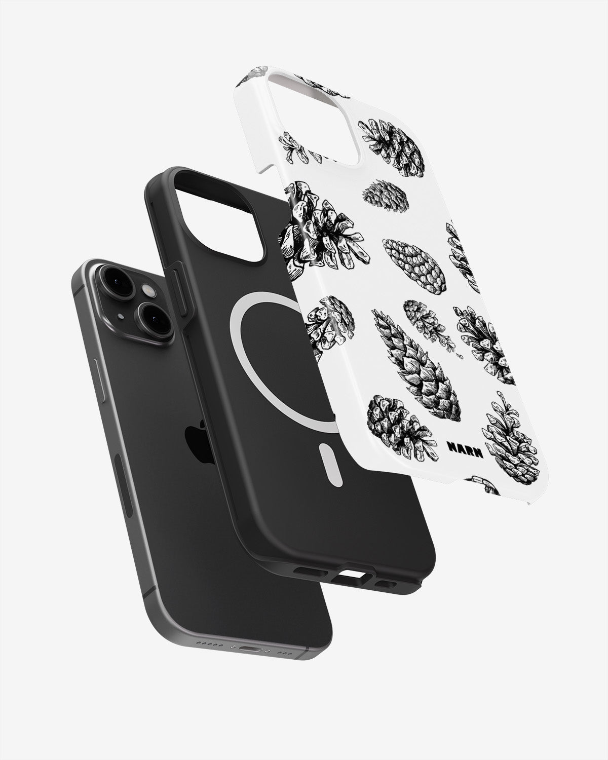 iPhone 14 Plus Tough Case – Pine Cones - View 2