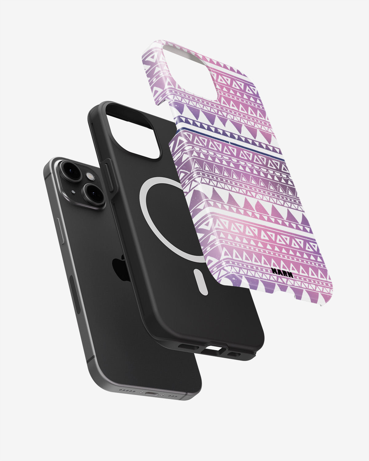 iPhone 14 Plus Tough Case – Purple Aztec - View 2