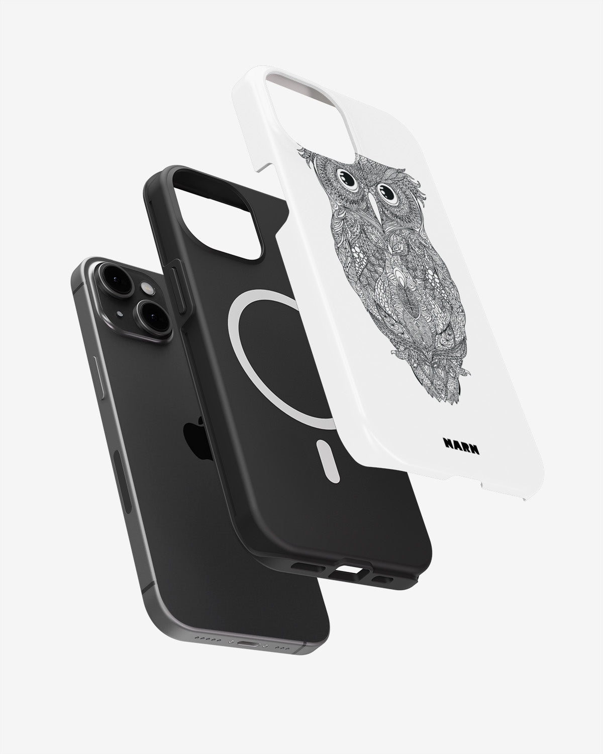 iPhone 14 Plus Tough Case – Owl - View 2