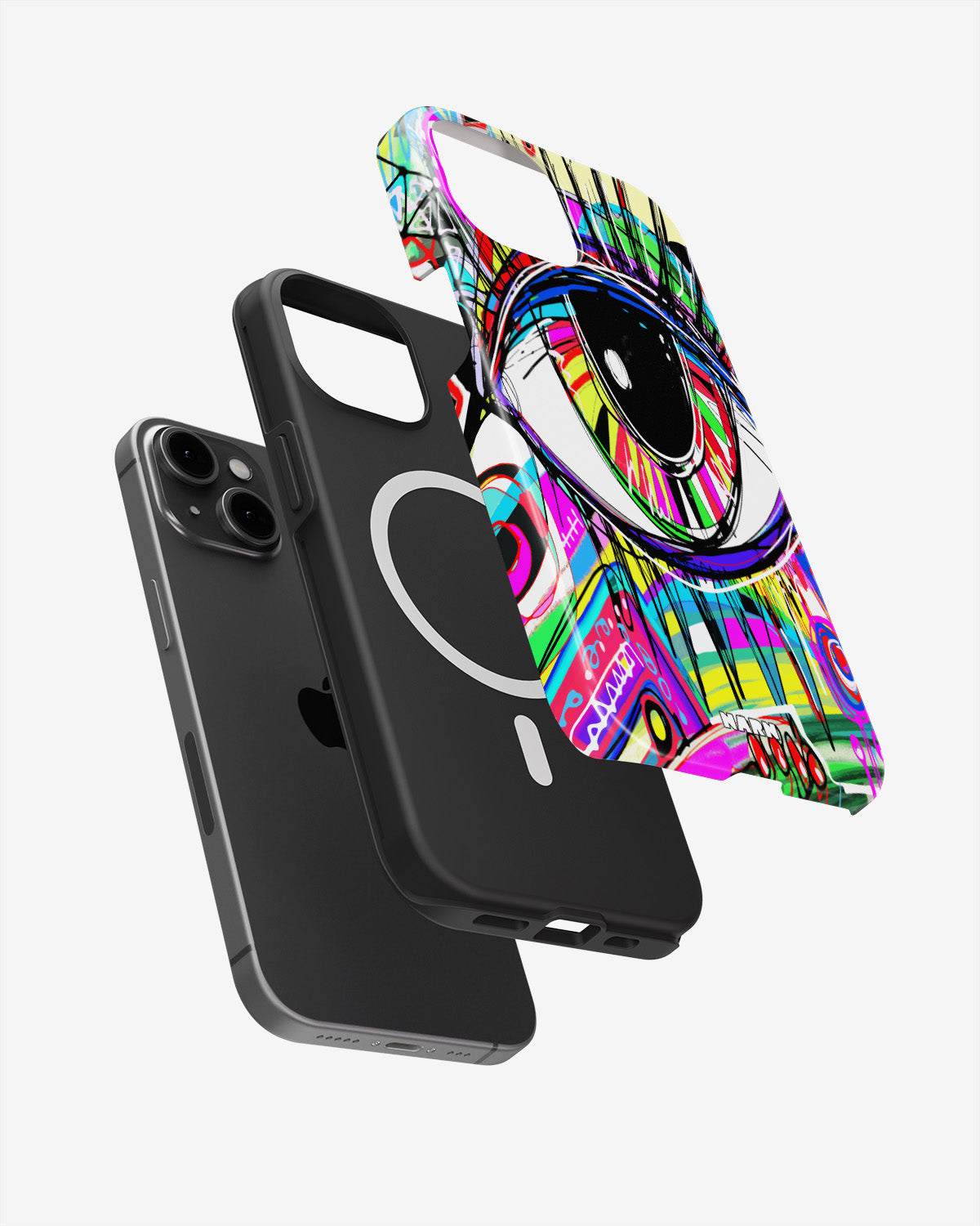 iPhone 14 Plus Tough Case – Abstract Eye - View 2