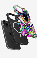 iPhone 14 Plus Tough Case – Abstract Eye - View 2