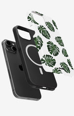 iPhone 14 Plus Tough Case – Monstera Pattern - View 2