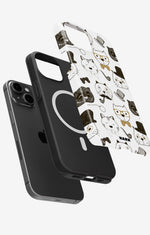 iPhone 14 Plus Tough Case – Cartoon Cats - View 2