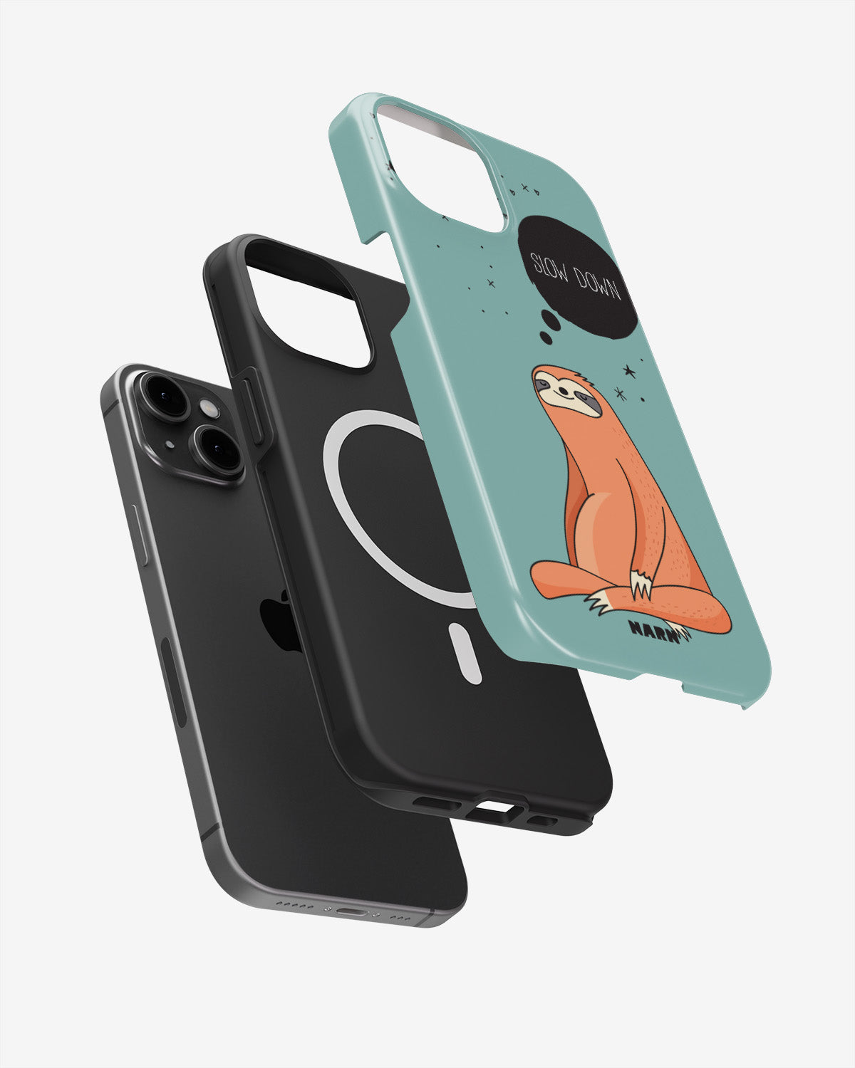 iPhone 14 Plus Tough Case – Slow Down Sloth - View 2