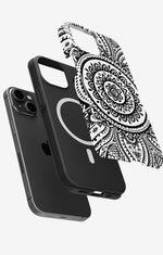 iPhone 14 Plus Tough Case – Henna Mandala - View 2