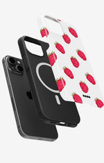 iPhone 14 Plus Tough Case – Raspberry Bliss - View 2