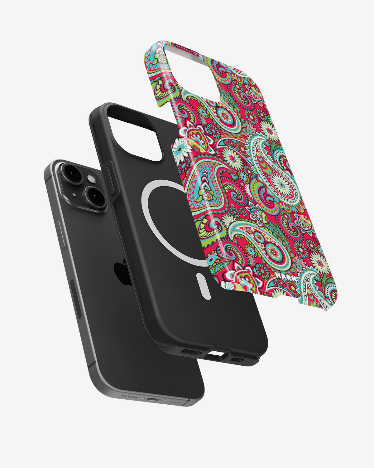 iPhone 14 Plus Tough Case – Paisley Paradise - View 2
