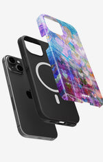 iPhone 14 Plus Tough Case – Purple Hearts - View 2