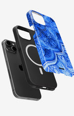 iPhone 14 Plus Tough Case – Blue Vintage - View 2