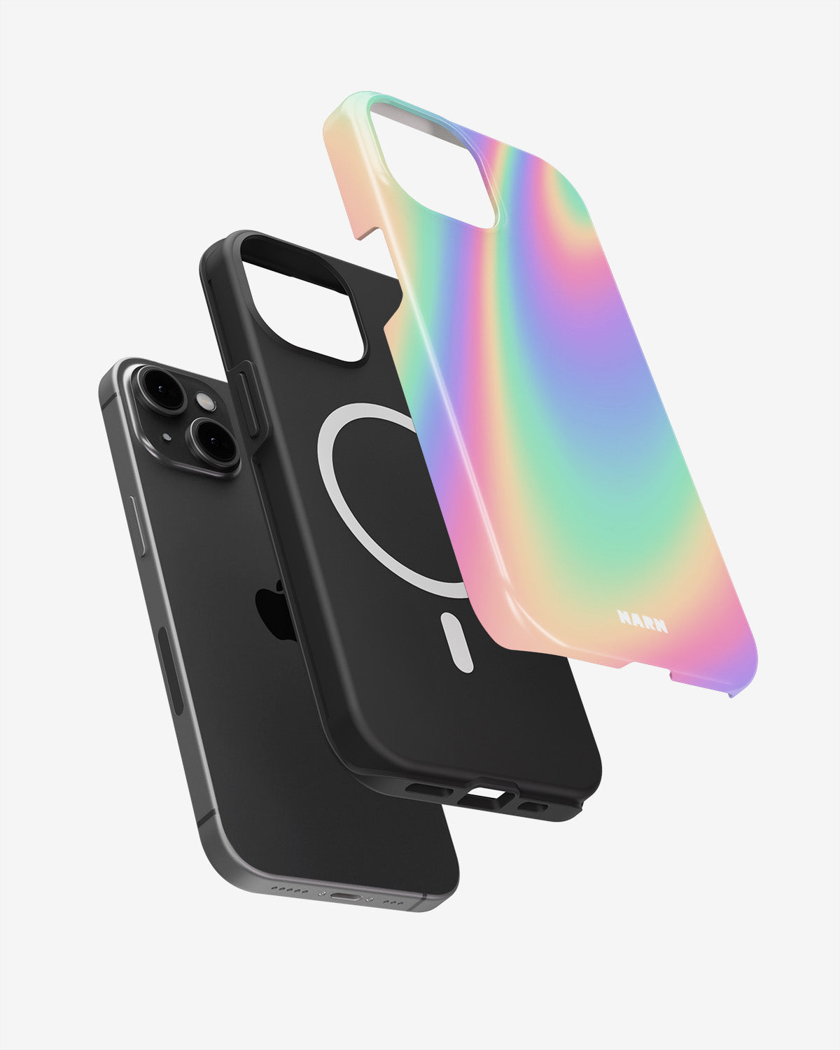 iPhone 14 Plus Tough Case – Rainbow Haze - View 2