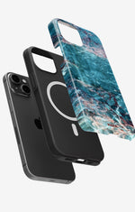 iPhone 14 Plus Tough Case – Icy Marble - View 2