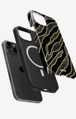 iPhone 14 Plus Tough Case – Golden Zebra - View 2
