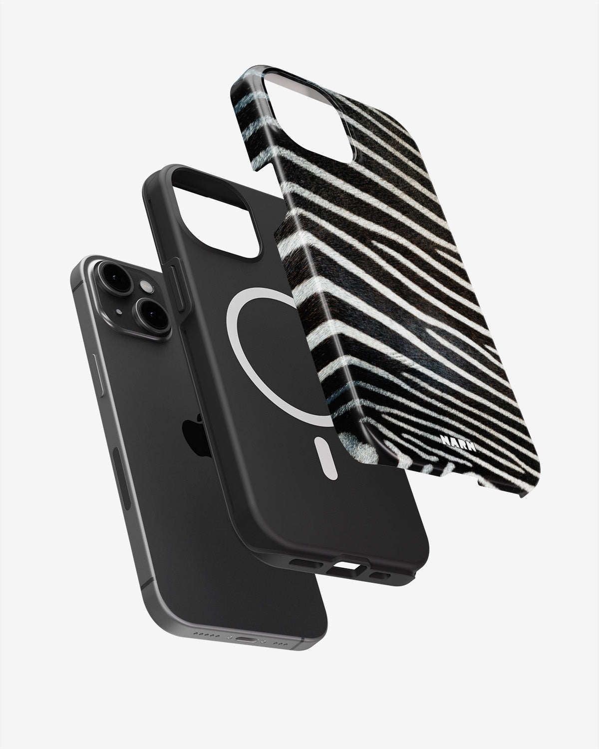 iPhone 14 Plus Tough Case – Zebra Stripe - View 2