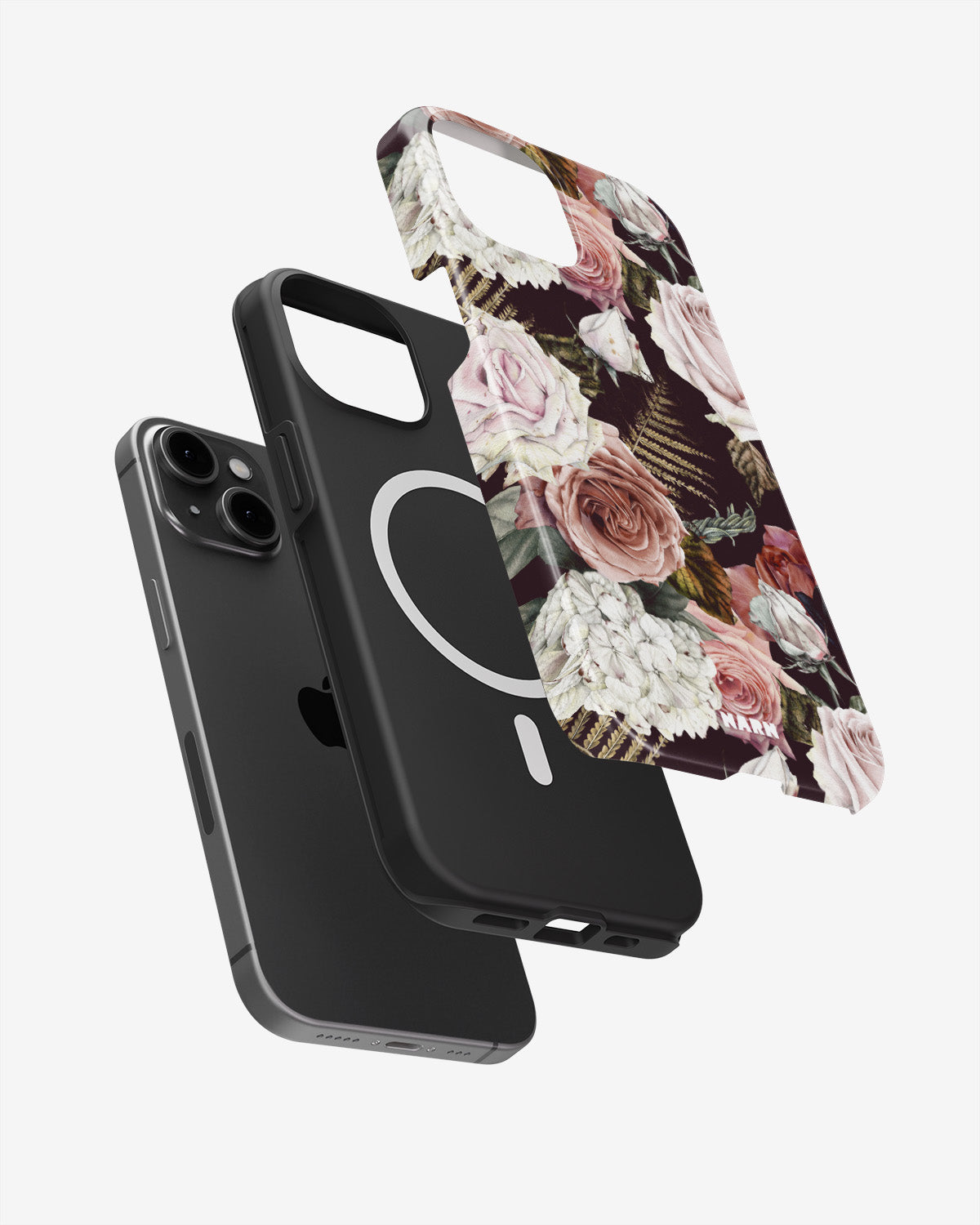 iPhone 14 Plus Tough Case – Midnight Roses - View 2