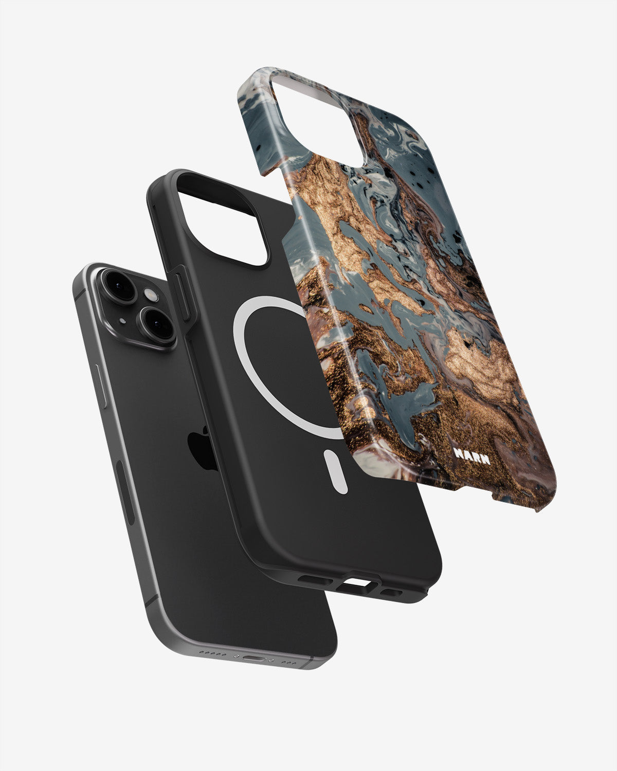 iPhone 14 Plus Tough Case – Molten Gold - View 2