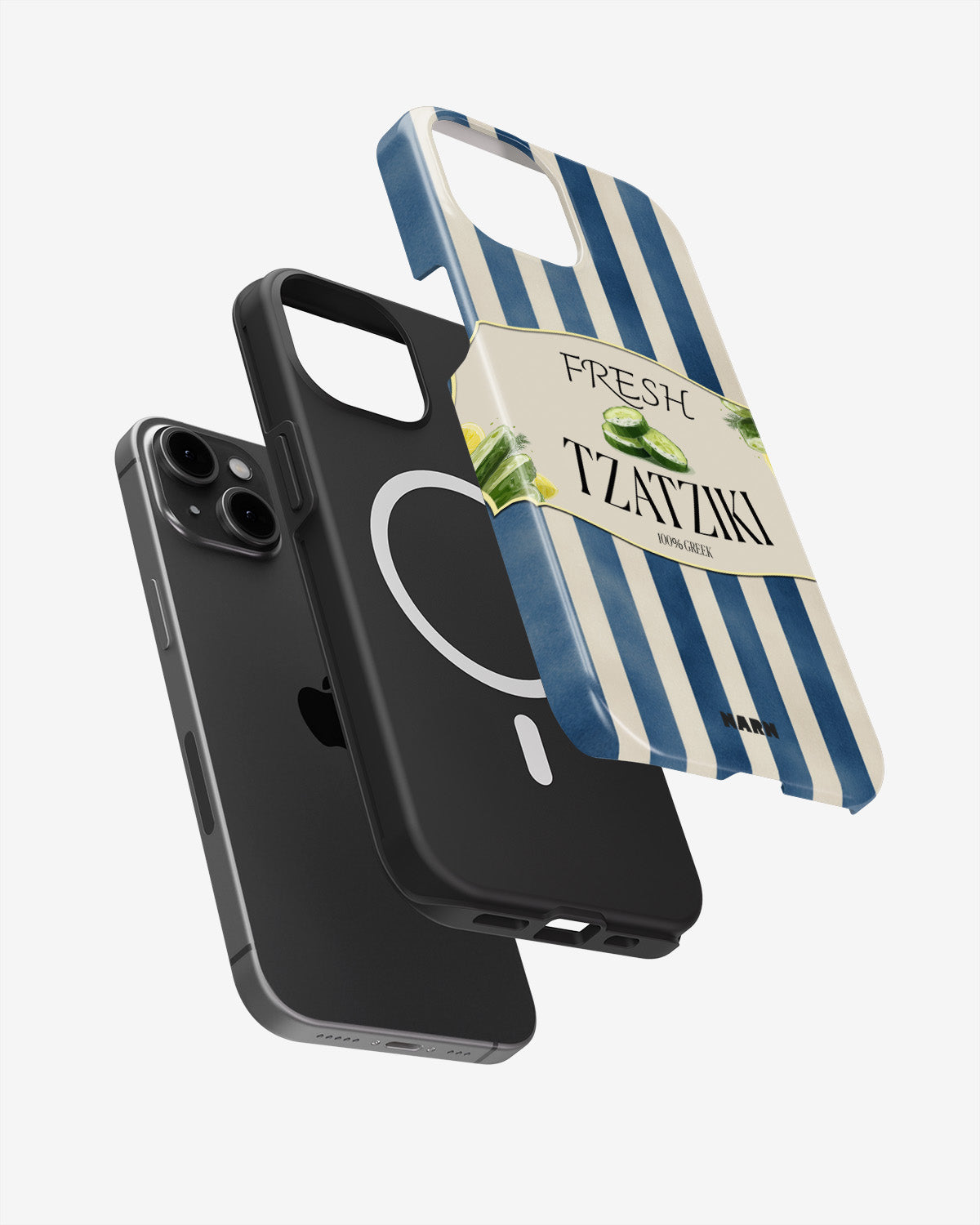 iPhone 14 Plus Tough Case – Greek Blues - View 2