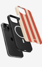 iPhone 14 Plus Tough Case – Sunset Stripes - View 2