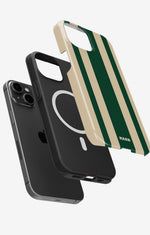 iPhone 14 Plus Tough Case – Vert Stripe - View 2