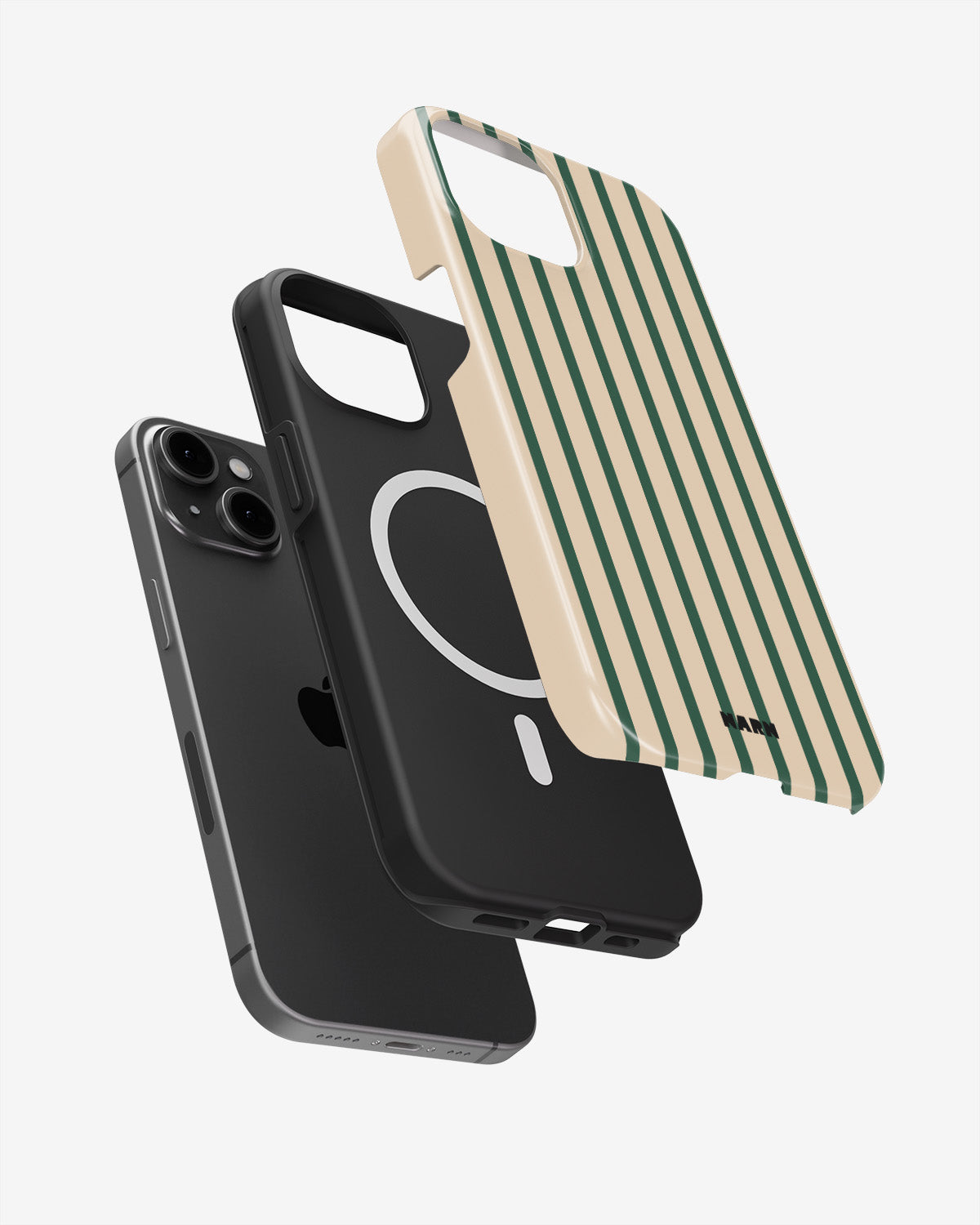 iPhone 14 Plus Tough Case – Evergreen Stripe - View 2
