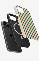 iPhone 14 Plus Tough Case – Evergreen Stripe - View 2