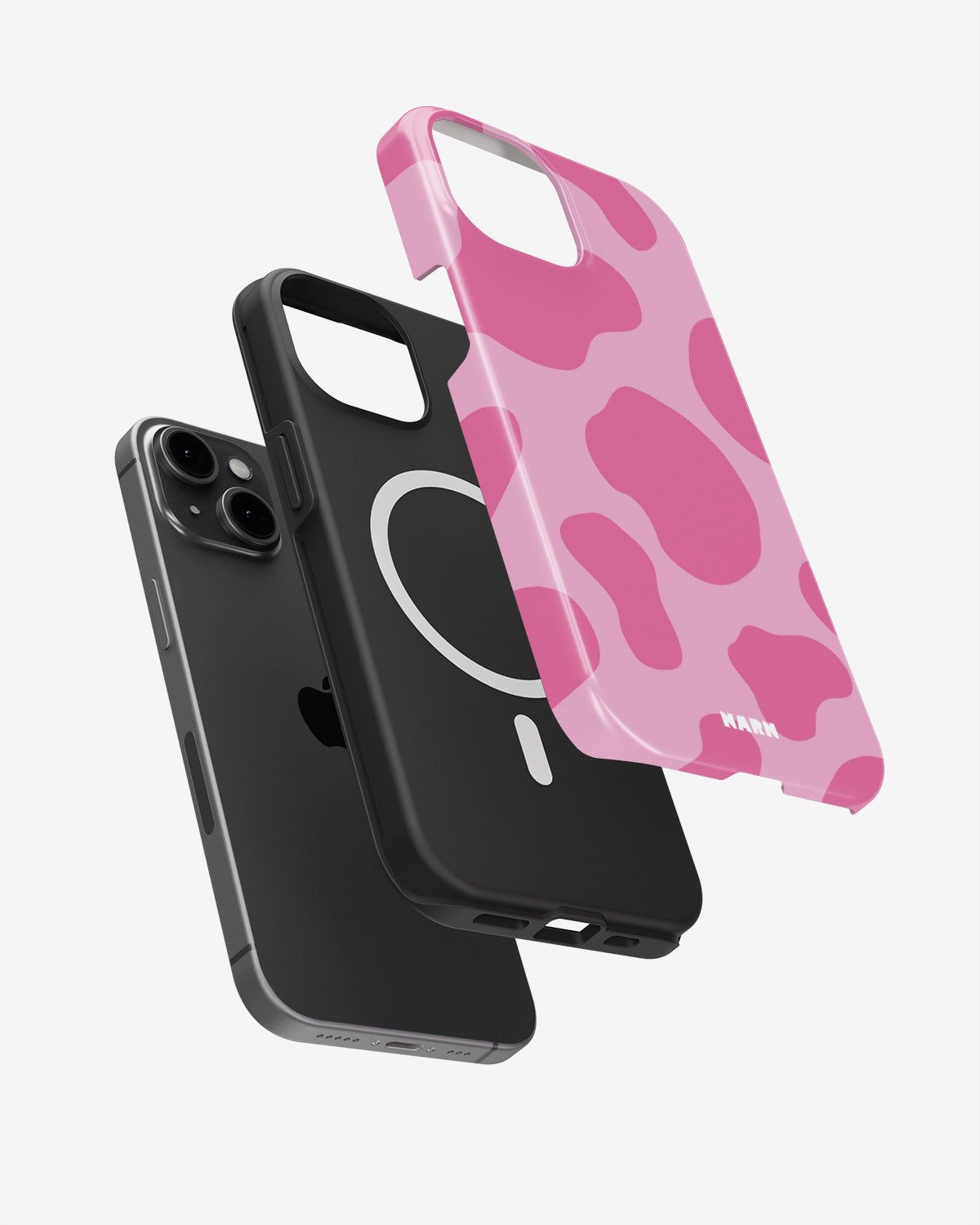 iPhone 14 Plus Tough Case – Pink Moo - View 2