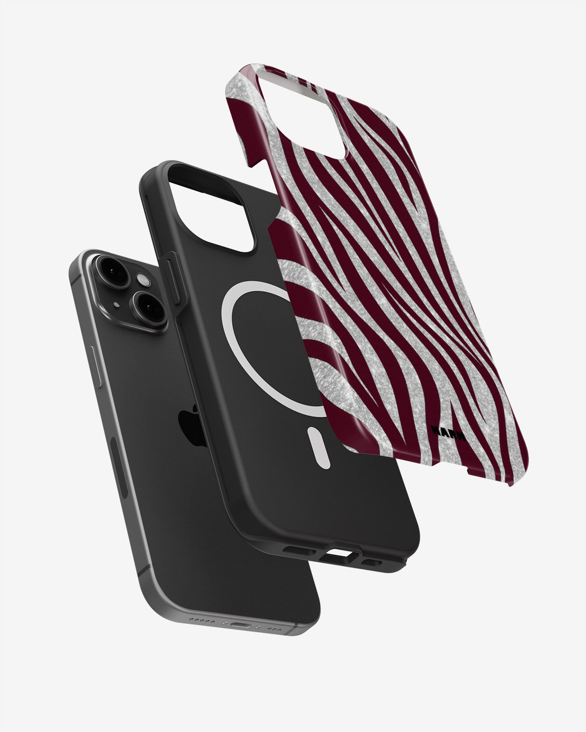 iPhone 14 Plus Tough Case – Velvet Zebra - View 2