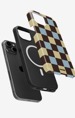 iPhone 14 Plus Tough Case – Butter Check - View 2