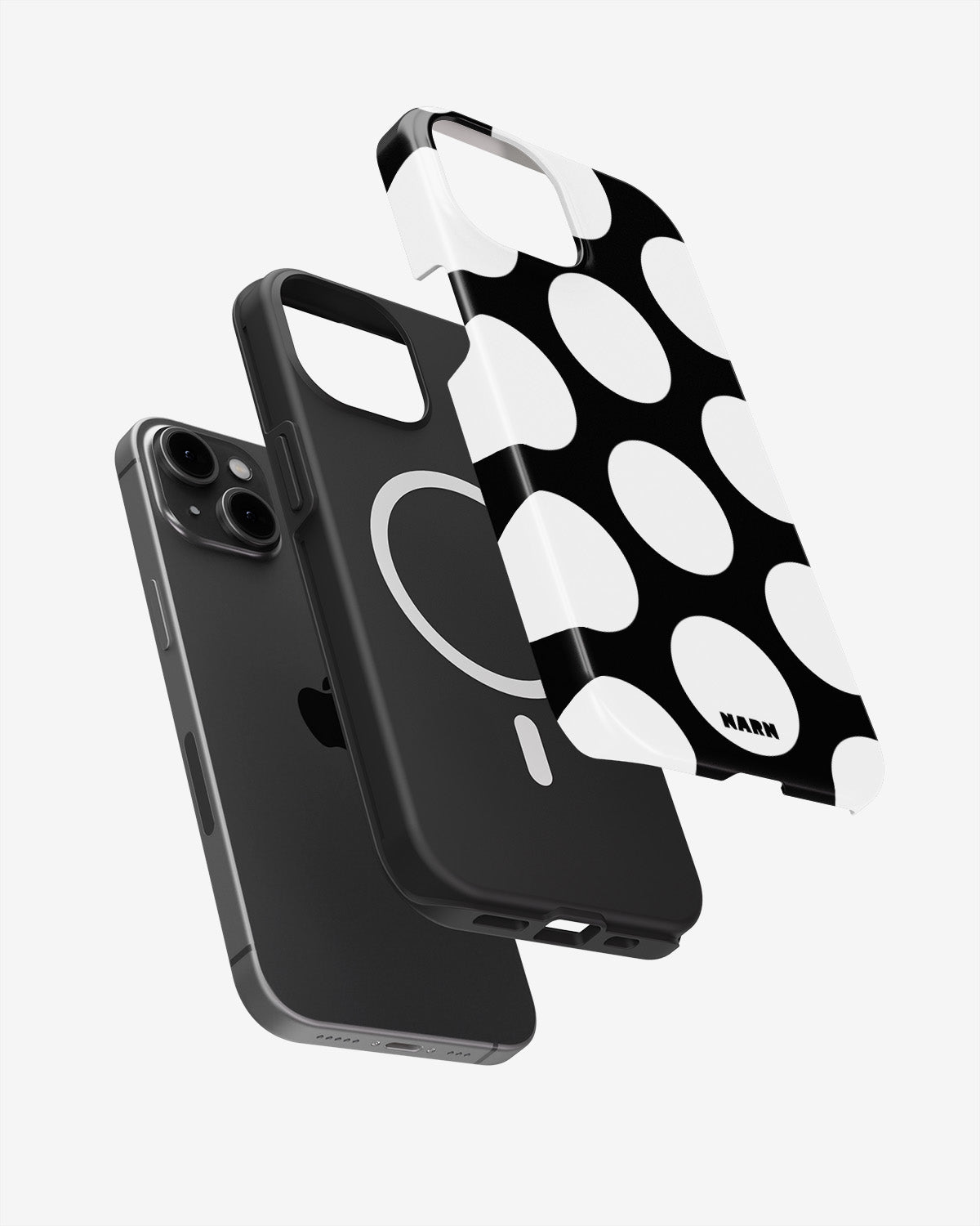 iPhone 14 Plus Tough Case – Bold Dots - View 2