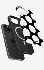 iPhone 14 Plus Tough Case – Bold Dots - View 2