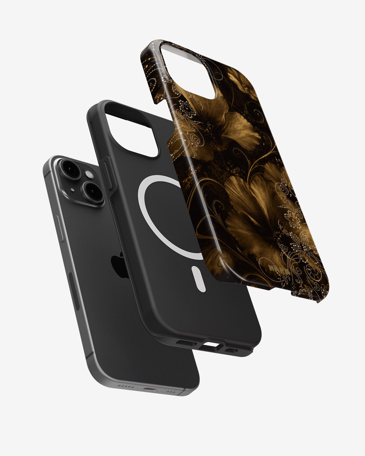iPhone 14 Plus Tough Case – Bloom Noir - View 2